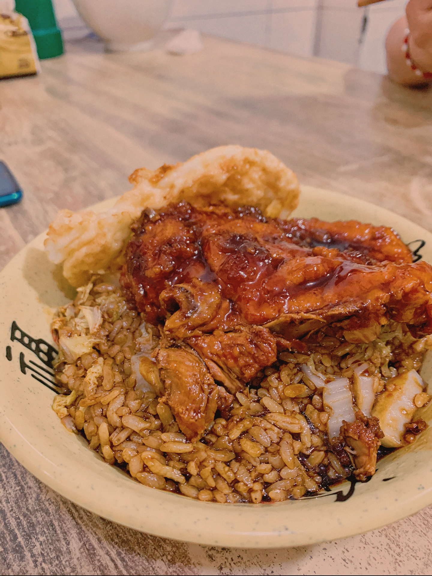 许久不吃的一碗腾飞大排饭